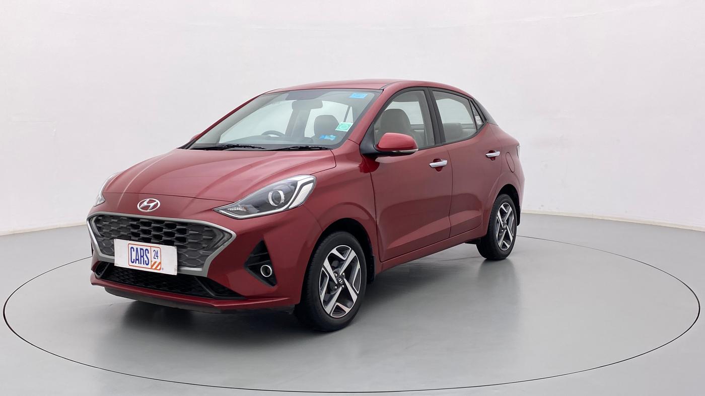 2020 Hyundai AURA SX PLUS 1.2 AMT, Petrol, Automatic, 28,167 km, Left Front Diagonal