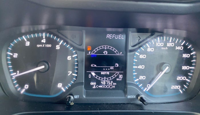 2020 Tata ALTROZ XE PETROL, Petrol, Manual, 48,742 km, Odometer Image