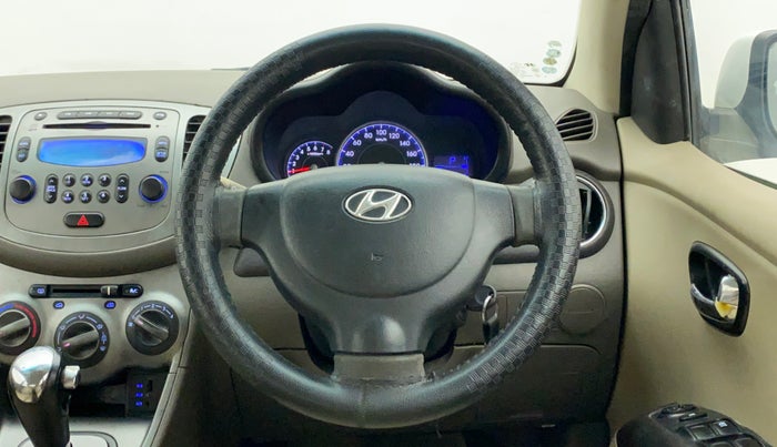 2010 Hyundai i10 SPORTZ 1.2 AT, Petrol, Automatic, 89,603 km, Steering Wheel Close Up
