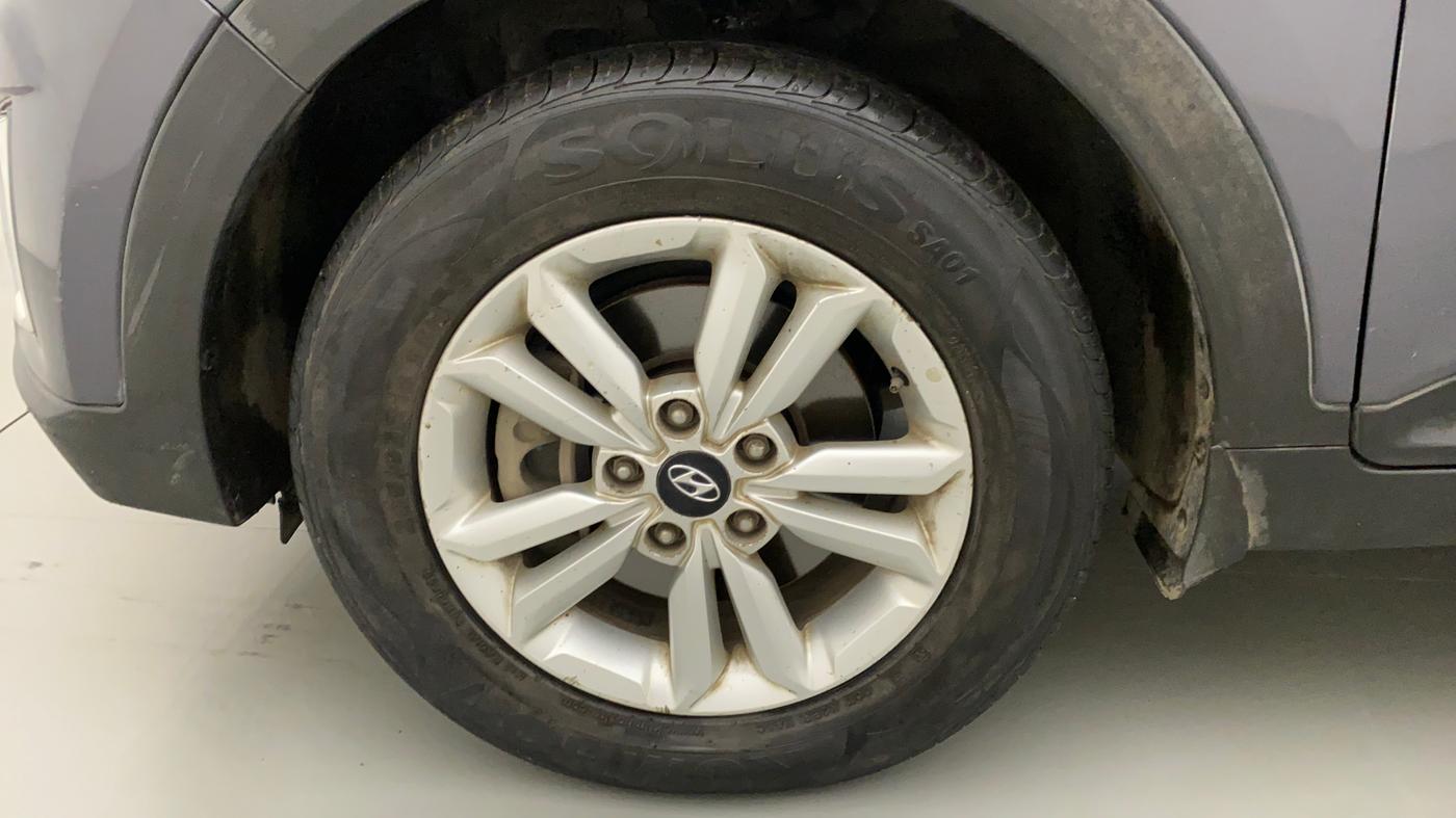 2016 Hyundai Creta SX PLUS 1.6 PETROL, Petrol, Manual, 1,18,762 km, Left Front Wheel