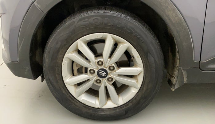 2016 Hyundai Creta SX PLUS 1.6 PETROL, Petrol, Manual, 1,18,762 km, Left Front Wheel