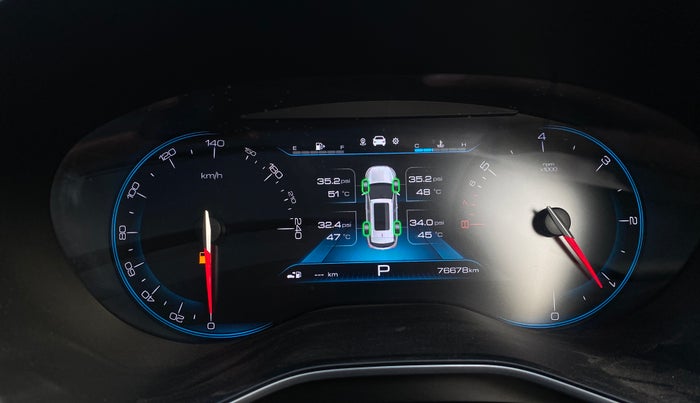 2022 MG HECTOR PLUS SHARP 1.5 PETROL TURBO CVT 6-STR, Petrol, Automatic, 76,670 km, Odometer Image