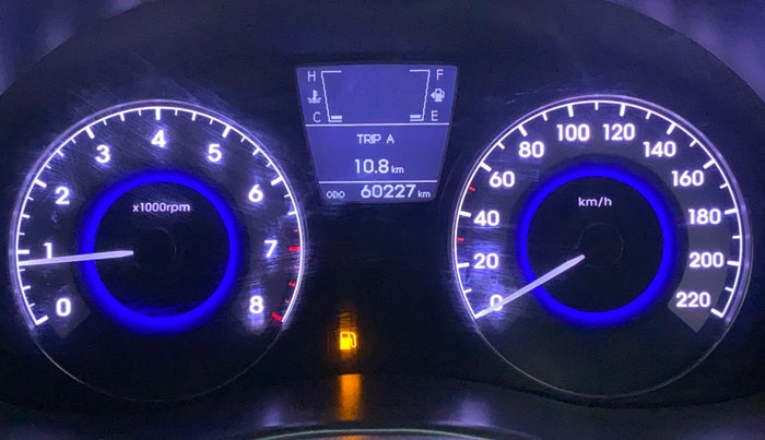 2012 Hyundai Verna FLUIDIC 1.6 VTVT SX, Petrol, Manual, 60,226 km, Odometer Image