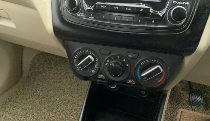 2017 Maruti Dzire VDI, Diesel, Manual, 1,02,730 km, AC Unit - Directional switch has minor damage