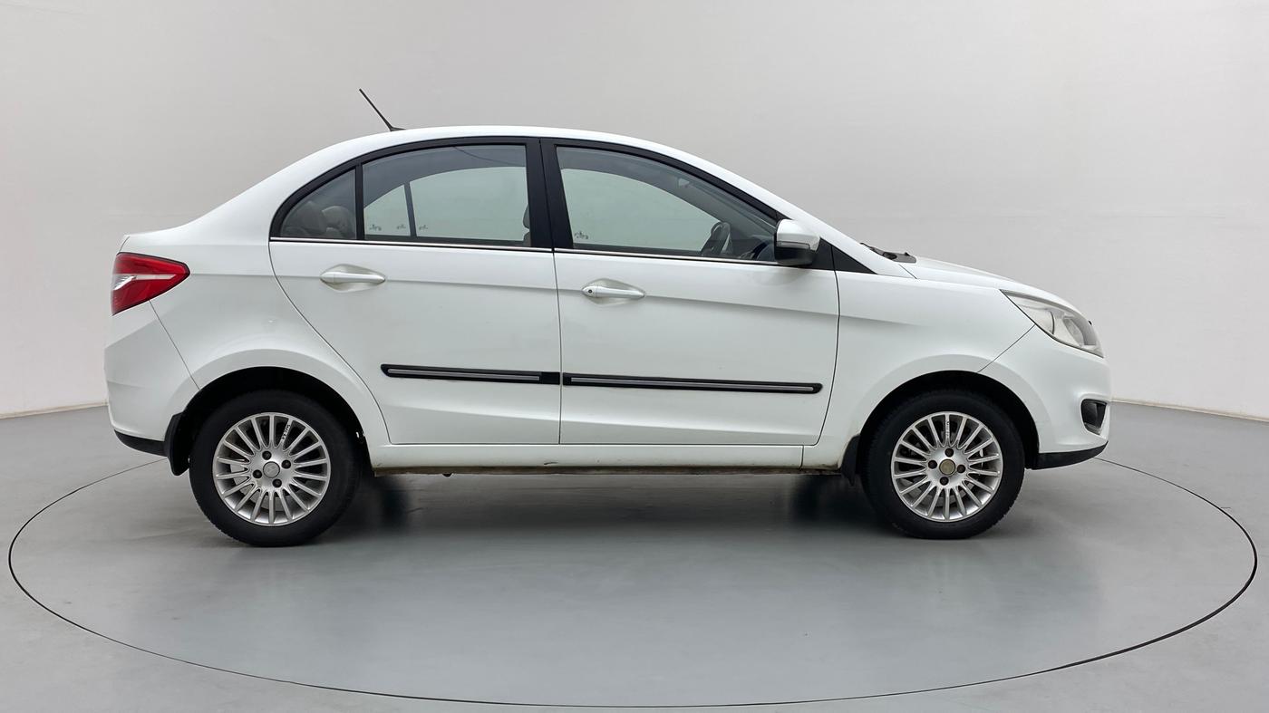 2015 Tata Zest XT QUADRAJET 90PS, Diesel, Manual, 72,219 km, Right Side View