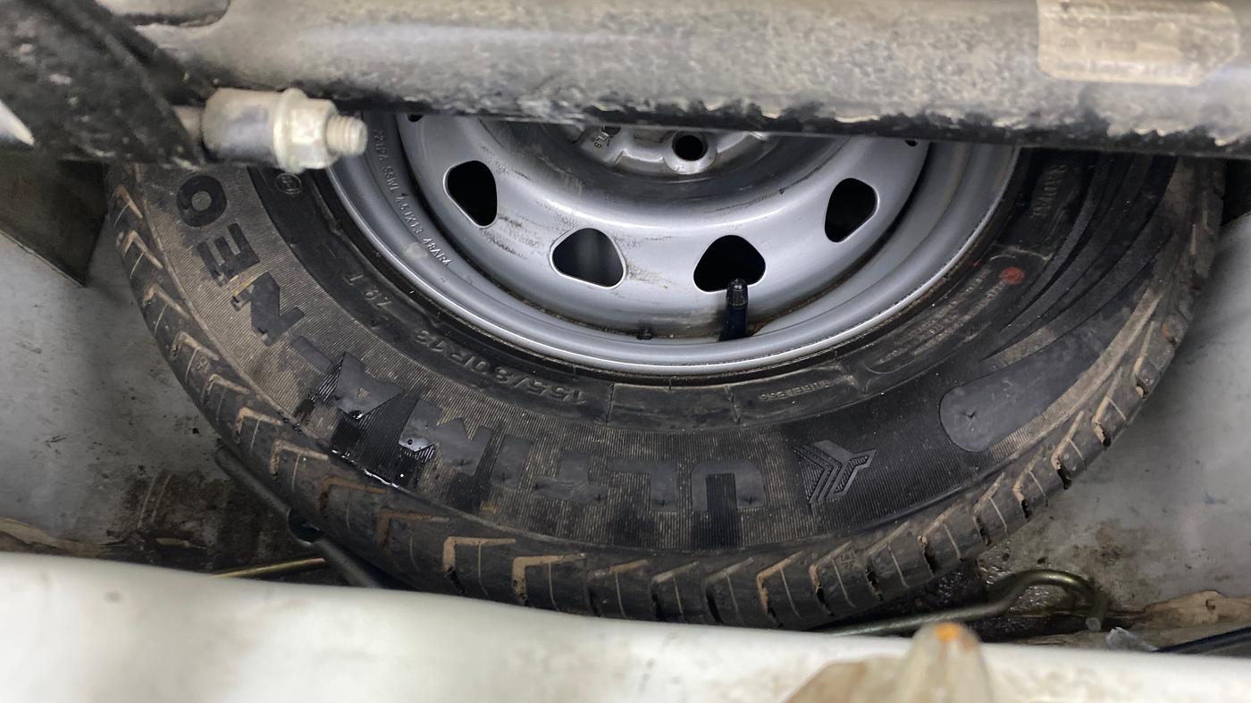 2023 Tata Tiago XT CNG, CNG, Manual, 84,865 km, Spare Tyre