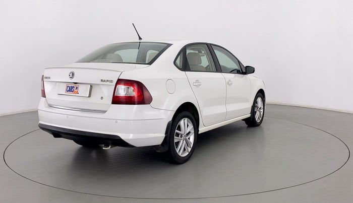 2018 Skoda Rapid Style 1.5 TDI AT, Diesel, Automatic, 82,091 km, Right Back Diagonal