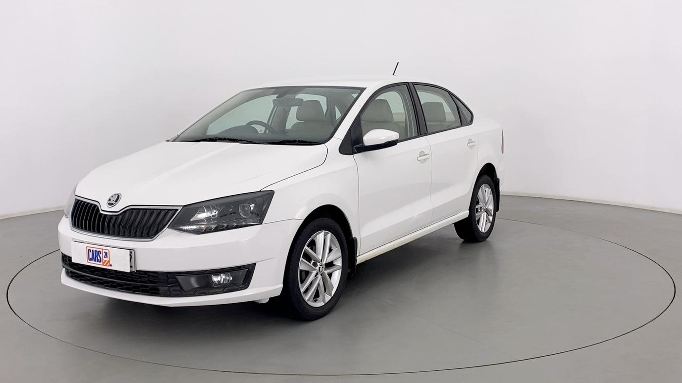 2018 Skoda Rapid Style 1.5 TDI AT, Diesel, Automatic, 82,091 km, Left Front Diagonal