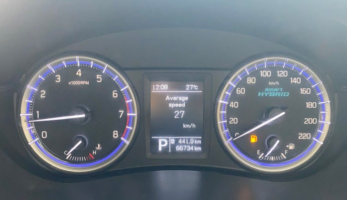 2021 Maruti S Cross ALPHA AT1.5, Petrol, Automatic, 66,815 km, Odometer Image