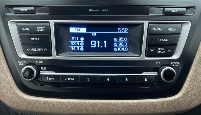 2017 Hyundai Elite i20 SPORTZ 1.4, Diesel, Manual, 43,470 km, Infotainment System