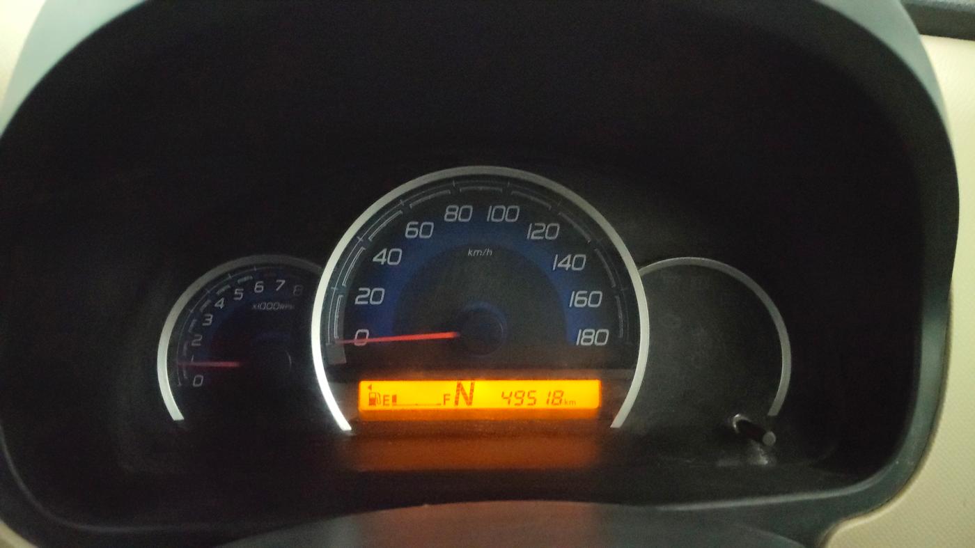 2018 Maruti Wagon R 1.0 VXI AMT, Petrol, Automatic, 49,518 km, Odometer Image