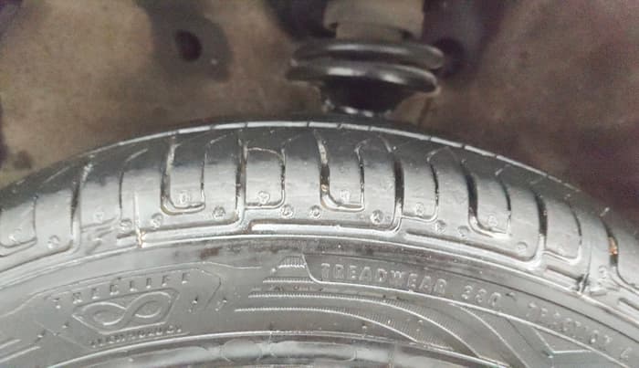 2018 Maruti Wagon R 1.0 VXI AMT, Petrol, Automatic, 49,518 km, Left Front Tyre Tread