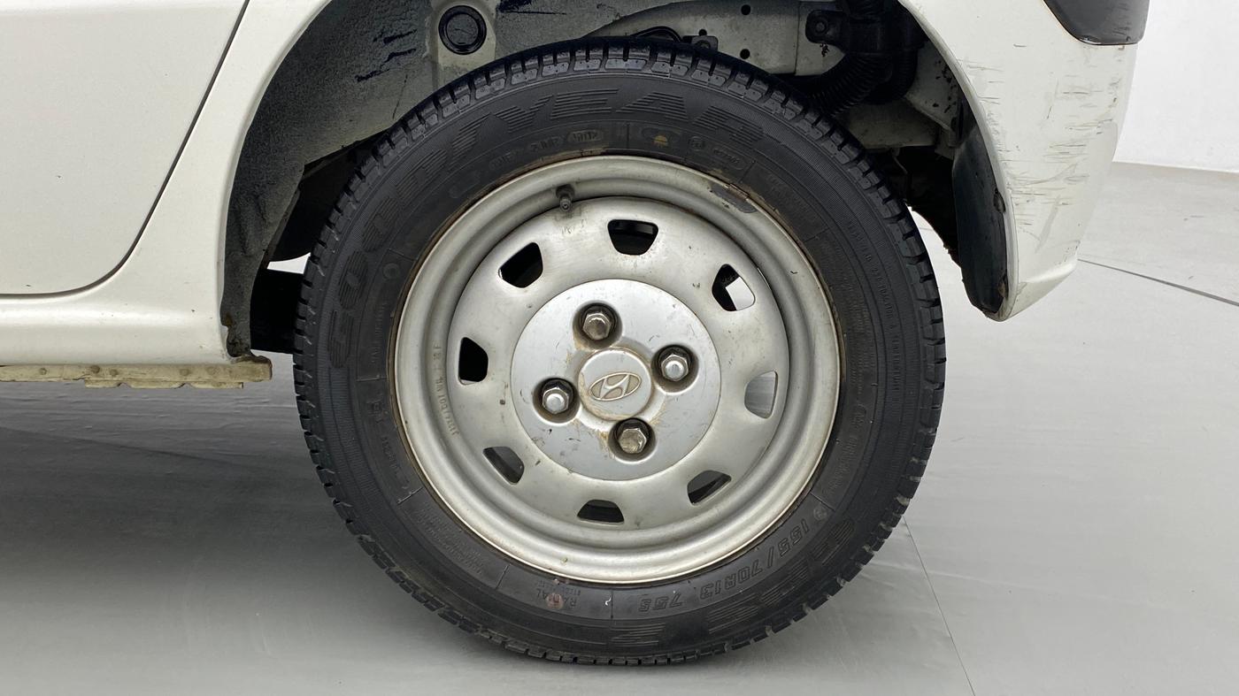 2012 Hyundai Santro Xing GL PLUS, Petrol, Manual, 80,727 km, Left Rear Wheel