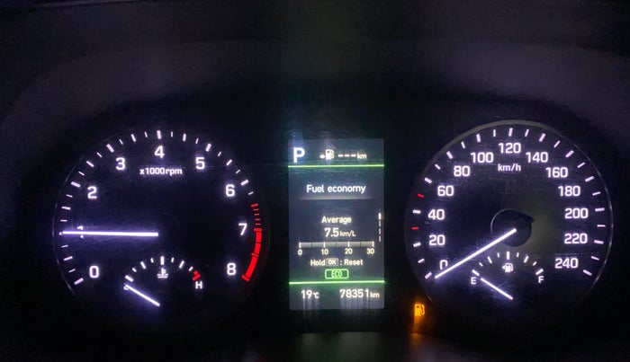 2021 Hyundai Tucson GLS 2WD AT PETROL, Petrol, Automatic, 78,350 km, Odometer Image