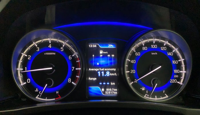 2015 Maruti Baleno ALPHA PETROL 1.2, Petrol, Manual, 52,506 km, Odometer Image