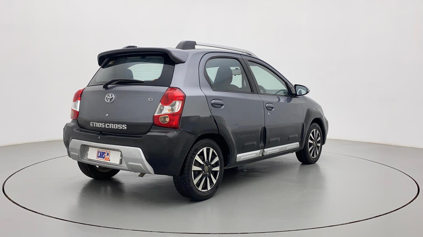 2015 Toyota Etios CROSS 1.2 G, CNG, Manual, 72,070 km, Right Back Diagonal