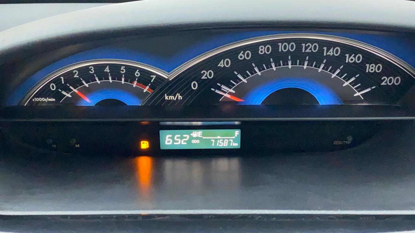 2015 Toyota Etios CROSS 1.2 G, CNG, Manual, 72,070 km, Odometer Image