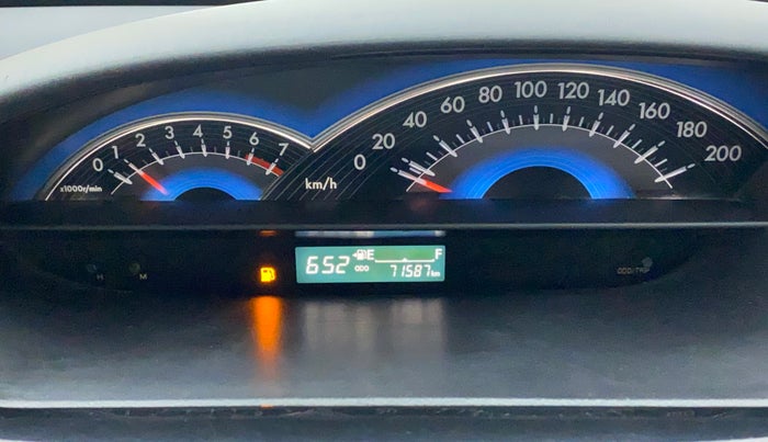 2015 Toyota Etios CROSS 1.2 G, CNG, Manual, 72,070 km, Odometer Image