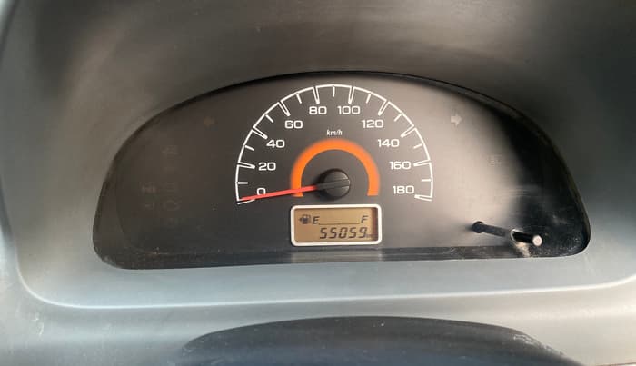 2013 Maruti Alto LX, Petrol, Manual, 55,054 km, Odometer Image
