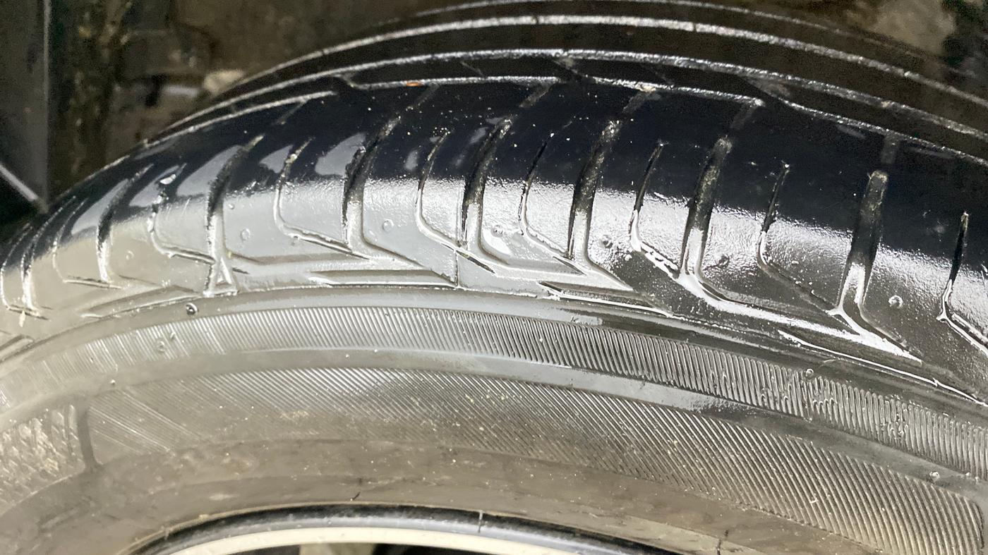 2021 Tata NEXON XZ PLUS PETROL, Petrol, Manual, 92,167 km, Left Rear Tyre Tread