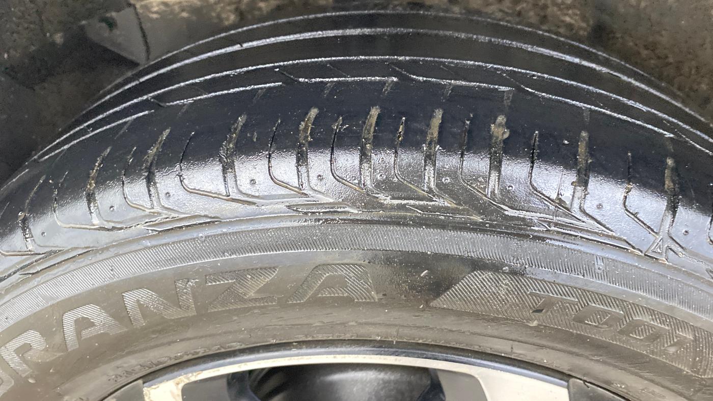 2021 Tata NEXON XZ PLUS PETROL, Petrol, Manual, 92,167 km, Right Rear Tyre Tread