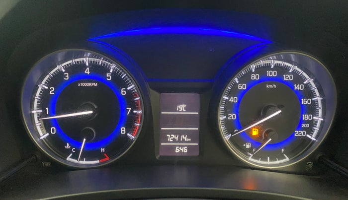 2016 Maruti Baleno DELTA PETROL 1.2, Petrol, Manual, 72,365 km, Odometer Image