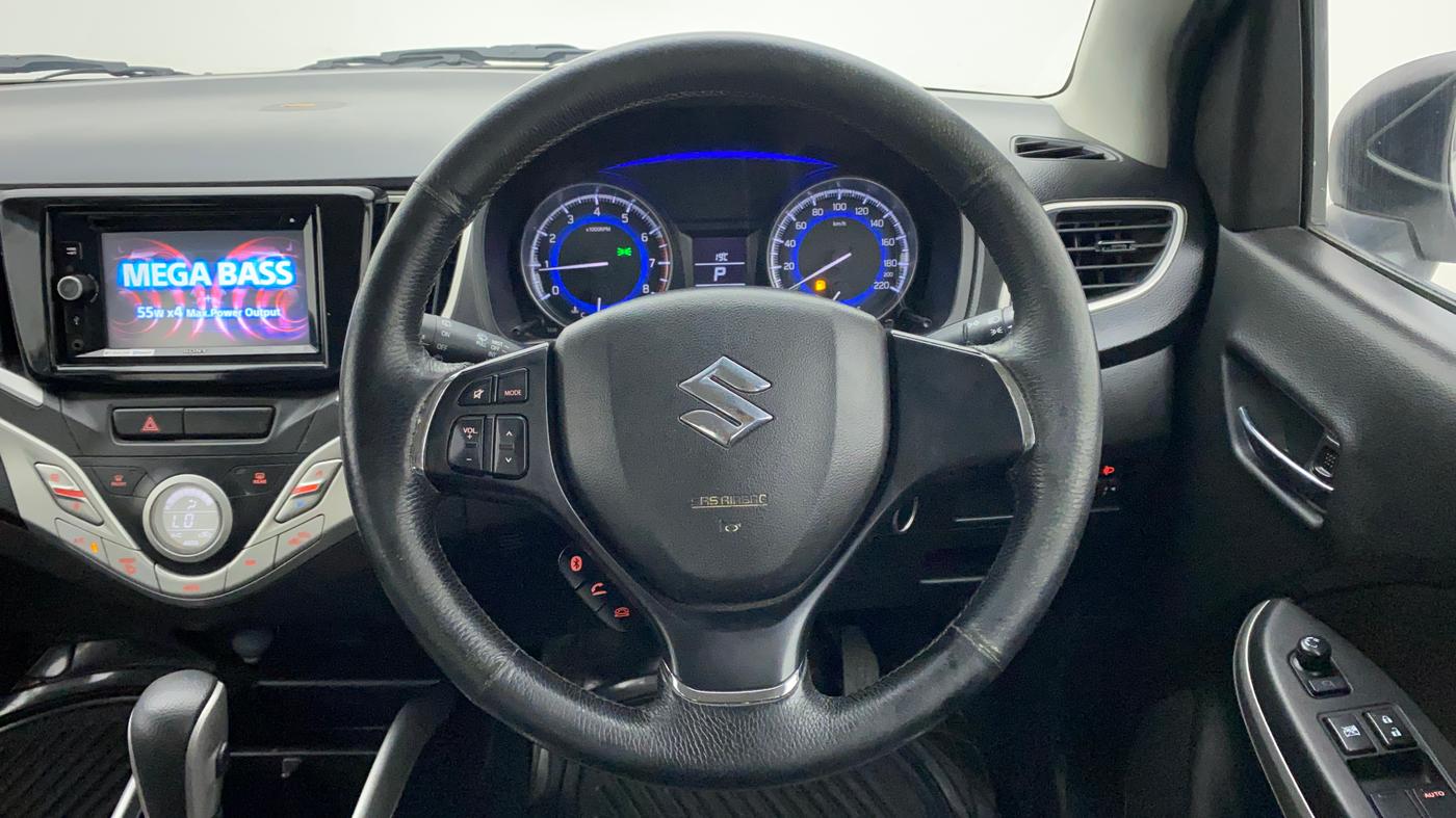 2017 Maruti Baleno DELTA CVT PETROL 1.2, Petrol, Automatic, 38,503 km, Steering Wheel Close Up