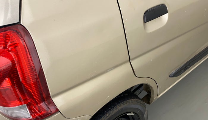 2012 Maruti Alto K10 VXI P, Petrol, Manual, 35,586 km, Right quarter panel - Slightly dented