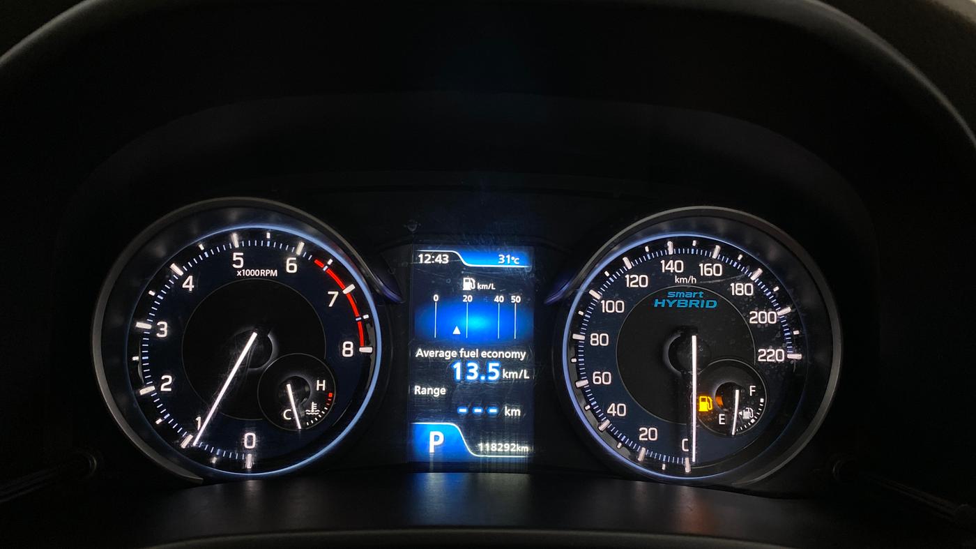 2022 Maruti Ertiga ZXI AT SHVS, Petrol, Automatic, 1,18,292 km, Odometer Image