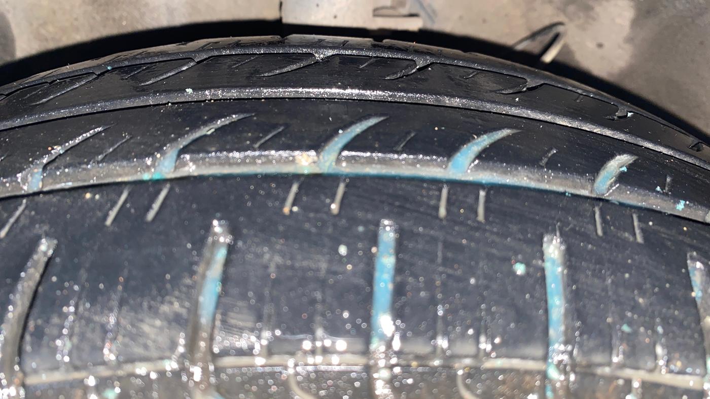 2020 Hyundai AURA S 1.2, Petrol, Manual, 86,619 km, Left Front Tyre Tread