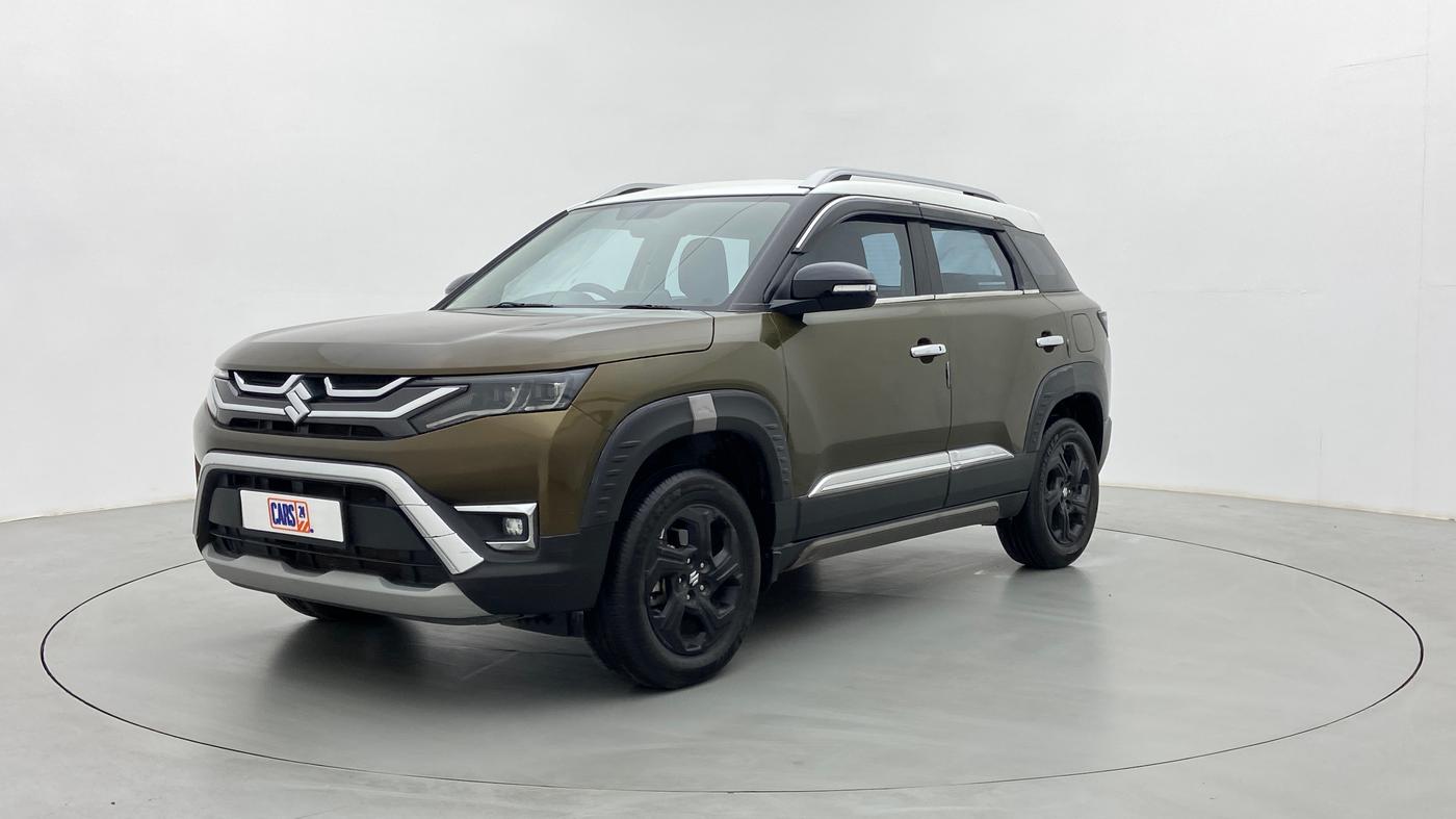 2022 Maruti BREZZA ZXI + AT SMART HYBRID DUAL TONE, Petrol, Automatic, 16,626 km, Left Front Diagonal