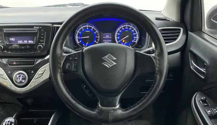 2017 Maruti Baleno DELTA PETROL 1.2, Petrol, Manual, 38,730 km, Steering Wheel Close Up