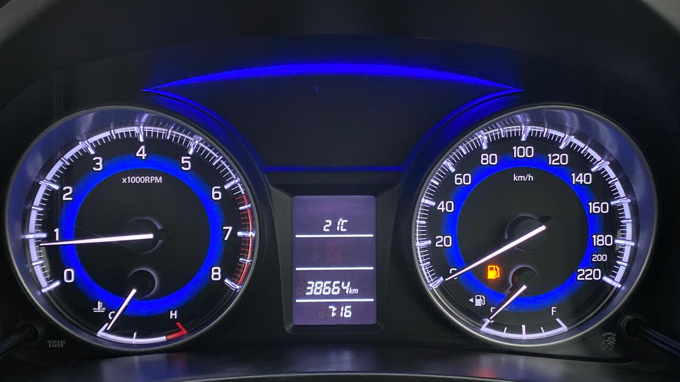 2017 Maruti Baleno DELTA PETROL 1.2, Petrol, Manual, 38,730 km, Odometer Image