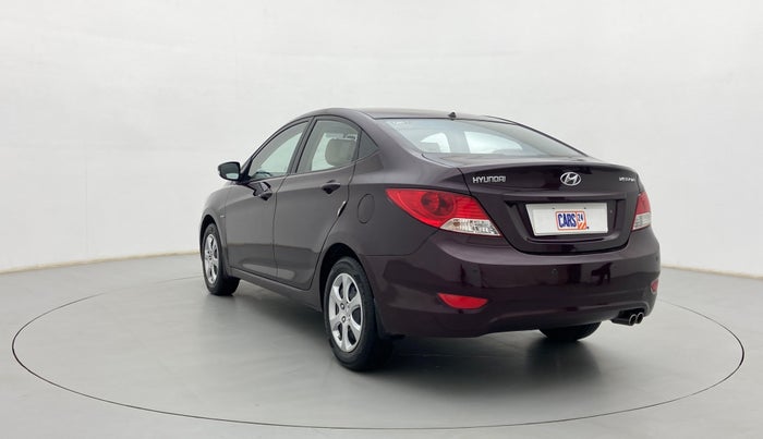 2012 Hyundai Verna FLUIDIC 1.4 VTVT, Petrol, Manual, 1,06,187 km, Left Back Diagonal