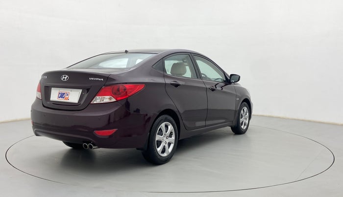 2012 Hyundai Verna FLUIDIC 1.4 VTVT, Petrol, Manual, 1,06,187 km, Right Back Diagonal