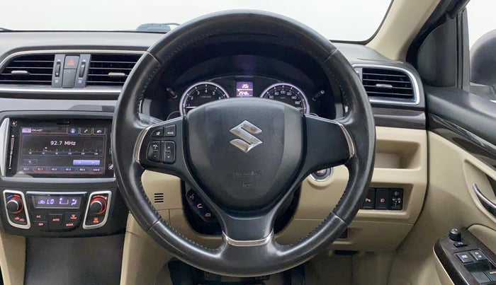 2016 Maruti Ciaz ZXI+, Petrol, Manual, 84,066 km, Steering Wheel Close Up