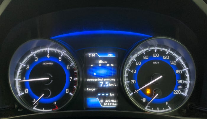2018 Maruti Baleno ALPHA PETROL 1.2, Petrol, Manual, 61,401 km, Odometer Image
