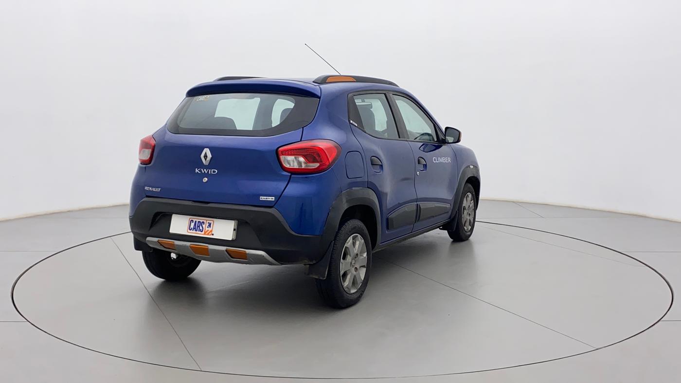 2018 Renault Kwid CLIMBER 1.0 AMT, Petrol, Automatic, 1,19,385 km, Right Back Diagonal