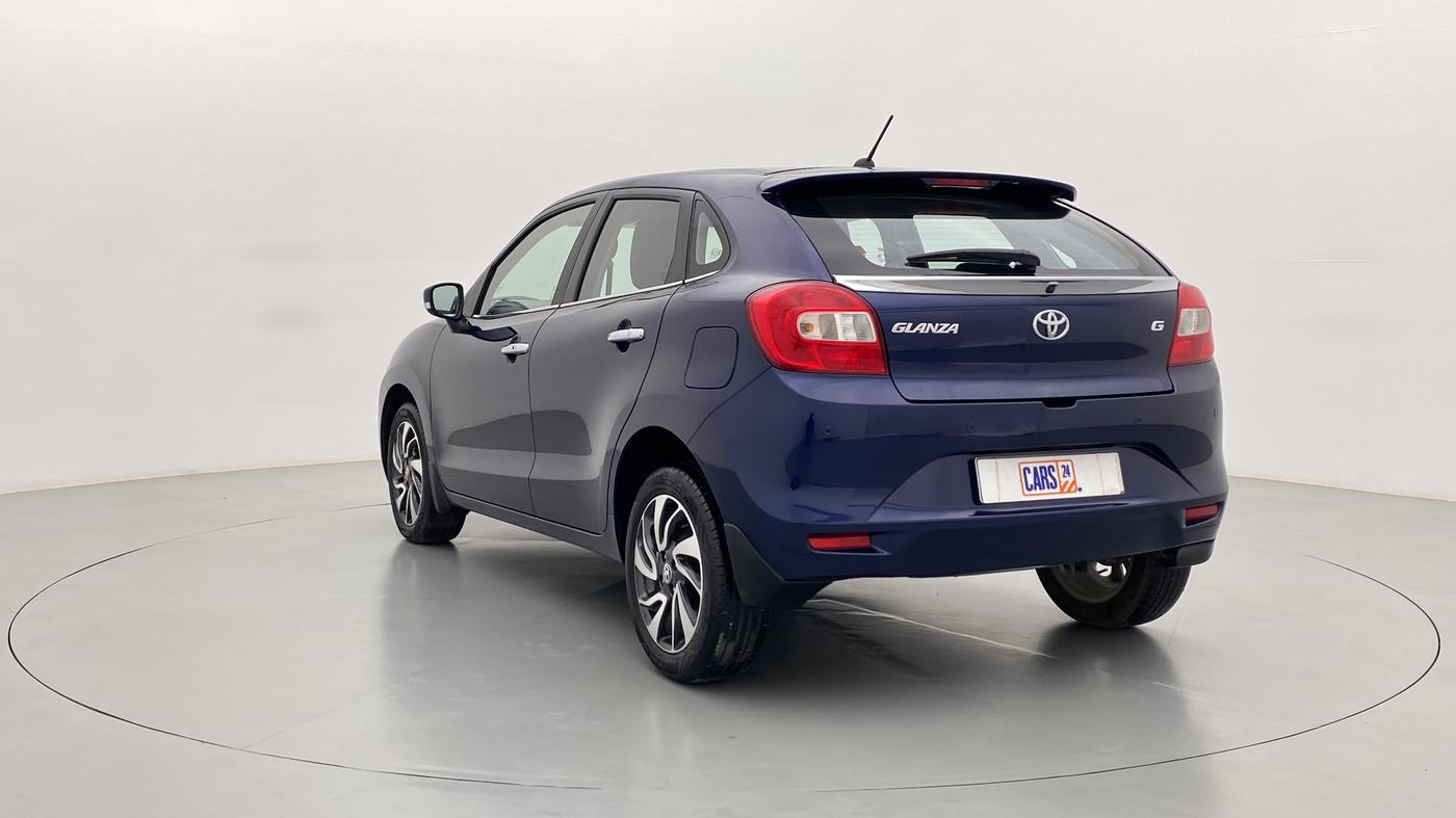 2021 Toyota Glanza G CVT, Petrol, Automatic, 8,406 km, Left Back Diagonal
