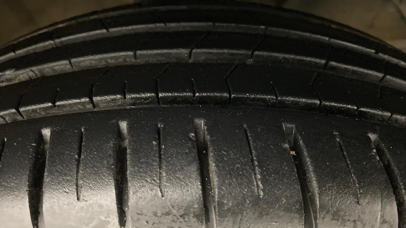 2021 Toyota Glanza G CVT, Petrol, Automatic, 8,406 km, Right Front Tyre Tread