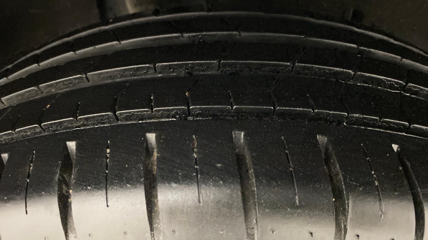2021 Toyota Glanza G CVT, Petrol, Automatic, 8,406 km, Right Rear Tyre Tread