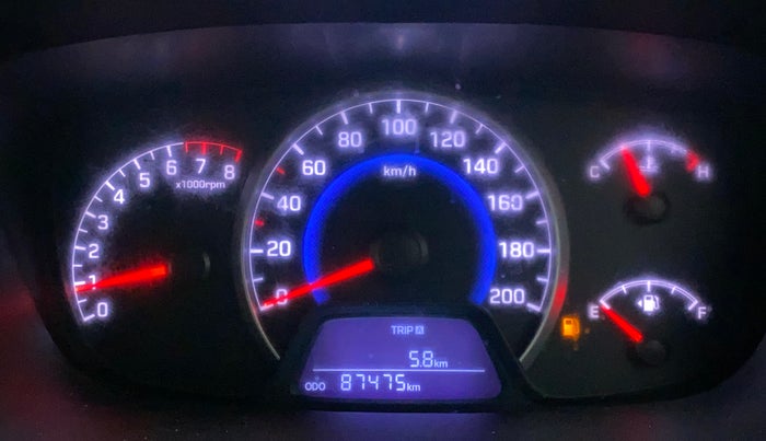 2015 Hyundai Grand i10 SPORTZ 1.2 KAPPA VTVT, Petrol, Manual, 87,475 km, Odometer Image