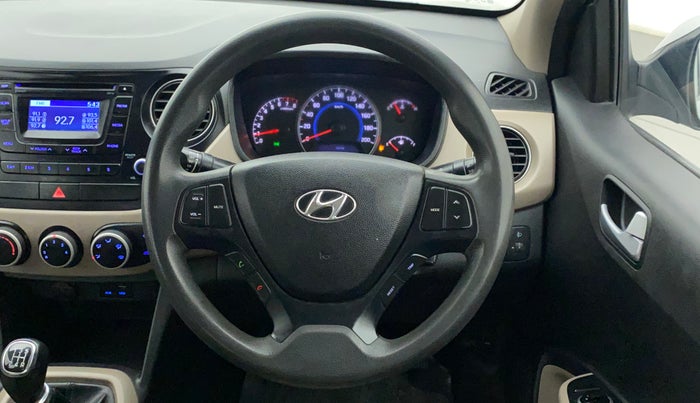 2015 Hyundai Grand i10 SPORTZ 1.2 KAPPA VTVT, Petrol, Manual, 87,475 km, Steering Wheel Close Up