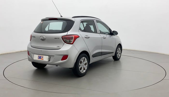 2015 Hyundai Grand i10 SPORTZ 1.2 KAPPA VTVT, Petrol, Manual, 87,475 km, Right Back Diagonal