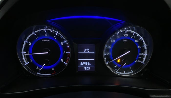 2018 Maruti Baleno DELTA 1.2 K12, Petrol, Manual, 52,494 km, Odometer Image