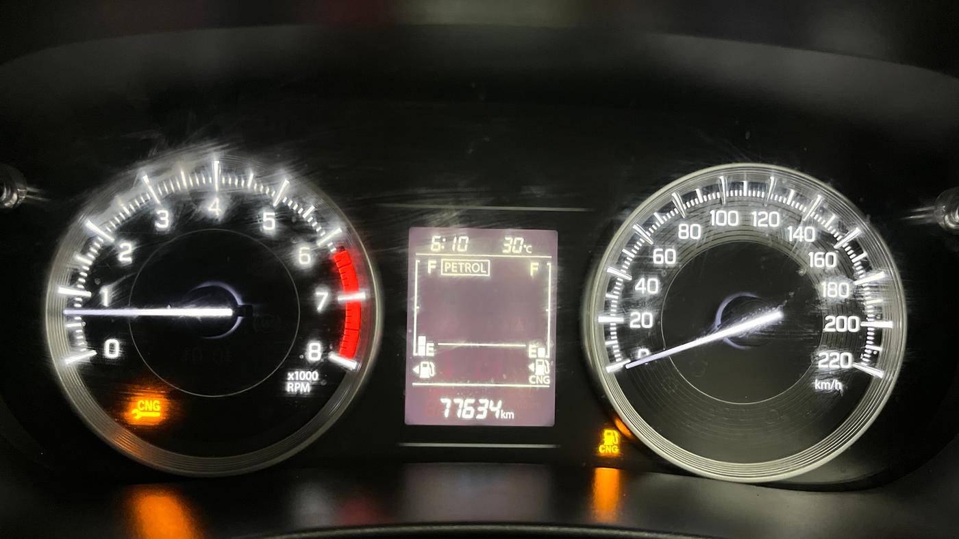 2023 Maruti Baleno DELTA CNG 1.2L, CNG, Manual, 77,590 km, Odometer Image