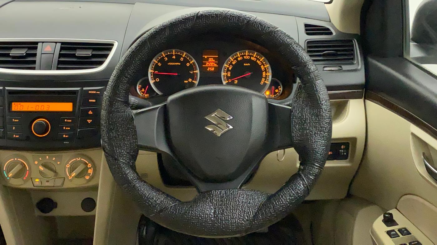 2012 Maruti Swift Dzire VXI, Petrol, Manual, 34,280 km, Steering Wheel Close Up