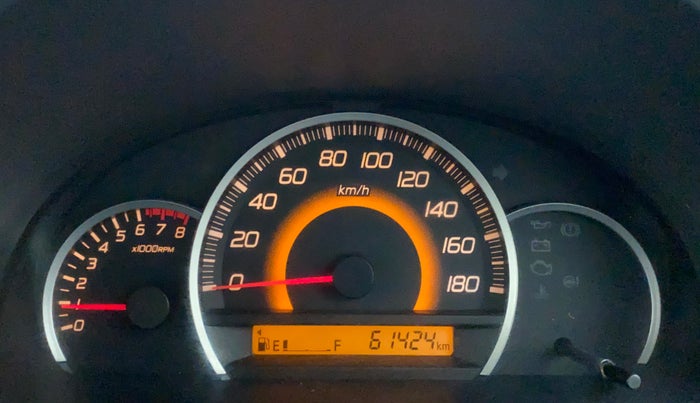 2011 Maruti Wagon R 1.0 VXI, Petrol, Manual, 61,424 km, Odometer Image