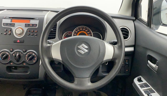 2011 Maruti Wagon R 1.0 VXI, Petrol, Manual, 61,424 km, Steering Wheel Close Up