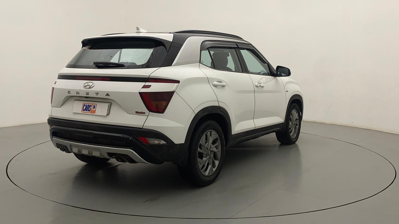 2021 Hyundai Creta SX (O) 1.4 TURBO DCT, Petrol, Automatic, 47,485 km, Right Back Diagonal
